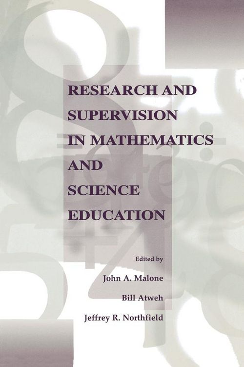 Produktbild: Research and Supervision in Mathematics and Science Education