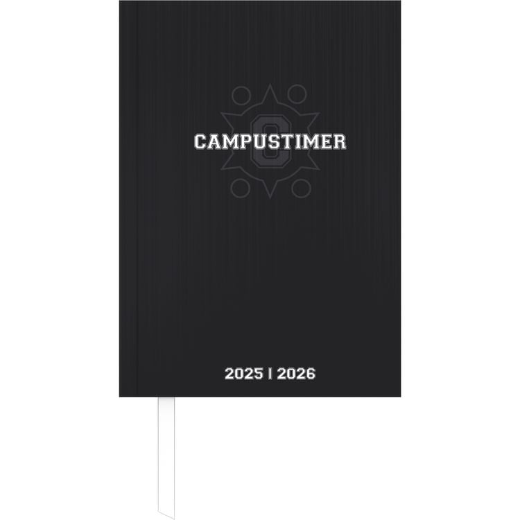 Bild vom Artikel Campustimer Black - A6 Semester-Planer - Studenten-Kalender 2025/2026 - Notiz-Buch - schwarz - Weekly - Alpha Edition vom Autor Alpha Edition