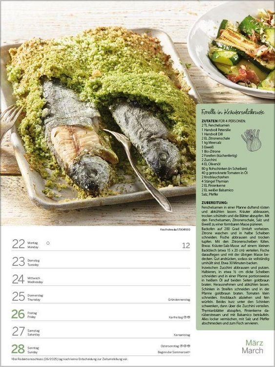 Produktbild: Saisonale und regionale Genussrezepte 2027