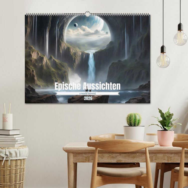 Produktbild: Epische Aussichten (Wandkalender 2026 DIN A2 quer), CALVENDO Monatskalender