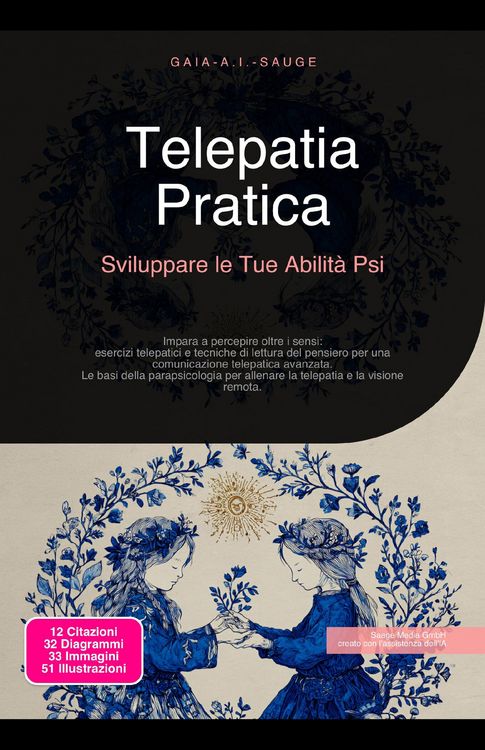 Produktbild: Telepatia Pratica: Sviluppare le Tue Abilit&agrave; Psi