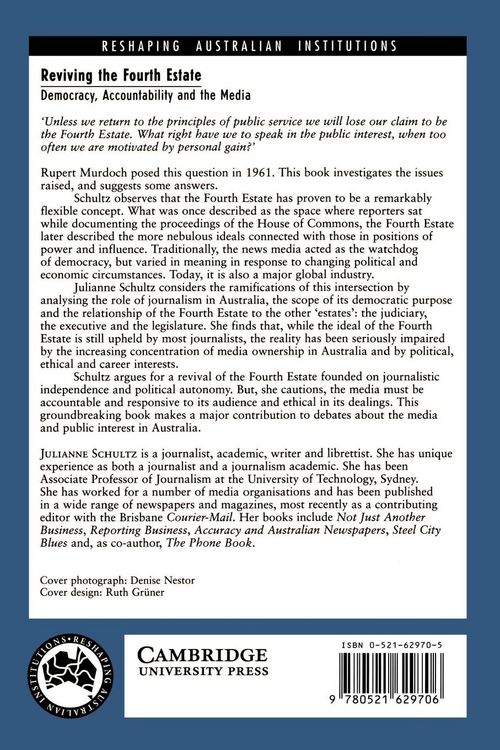 Produktbild: Reviving the Fourth Estate