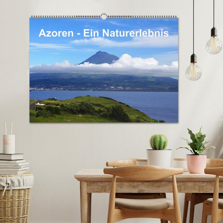 Produktbild: Azoren - Ein Naturerlebnis (Wandkalender 2026 DIN A2 quer), CALVENDO Monatskalender