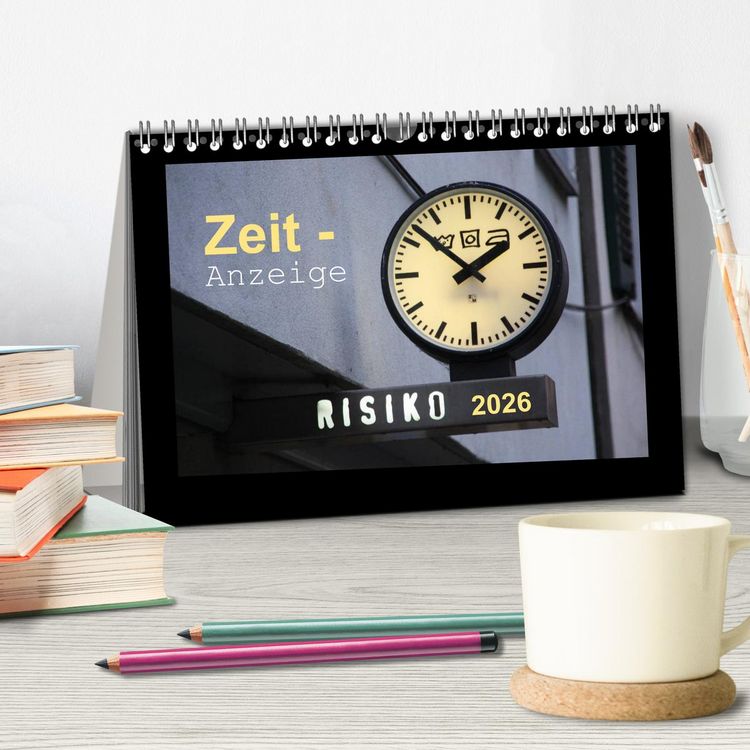 Produktbild: Zeit-Anzeige (Tischkalender 2026 DIN A5 quer), CALVENDO Monatskalender