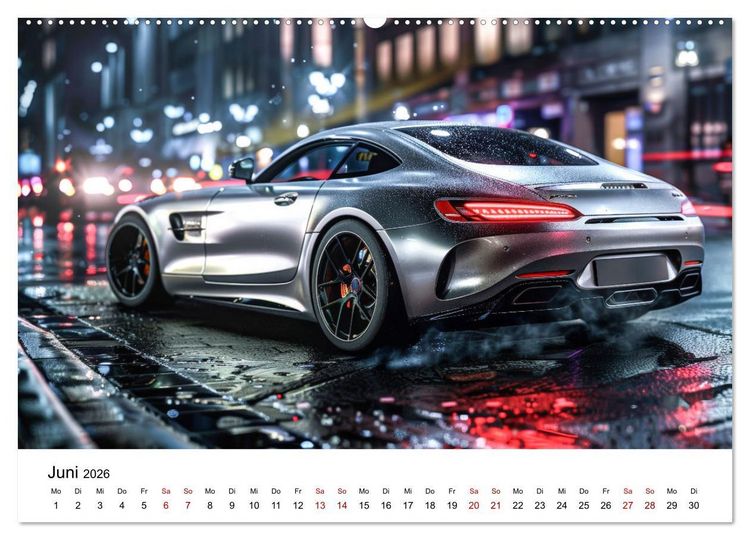 Produktbild: Schnelle Sportwagen (Wandkalender 2026 DIN A2 quer), CALVENDO Monatskalender