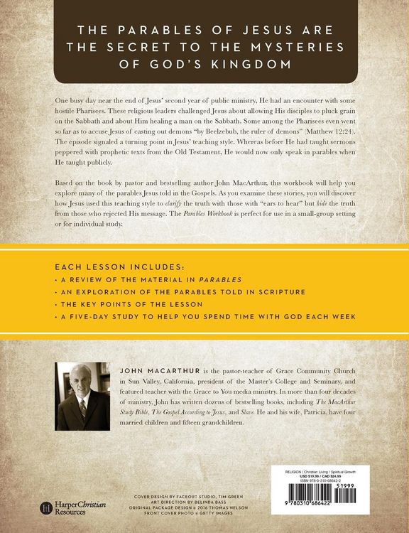 Produktbild: The Parables Workbook