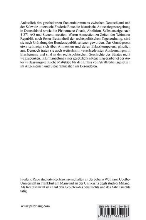 Produktbild: Steueramnestien, Selbstanzeige und die verfassungsrechtliche Bewertung von Straffreiheitsgesetzen