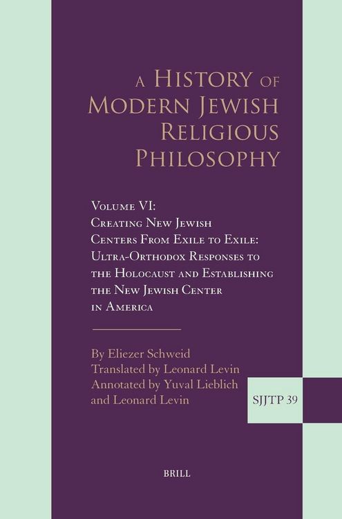 Produktbild: A History of Modern Jewish Religious Philosophy