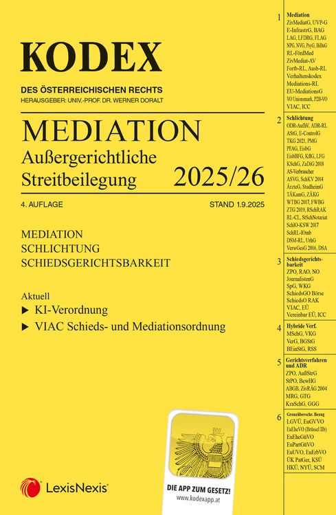 Produktbild: KODEX Mediation 2025/26