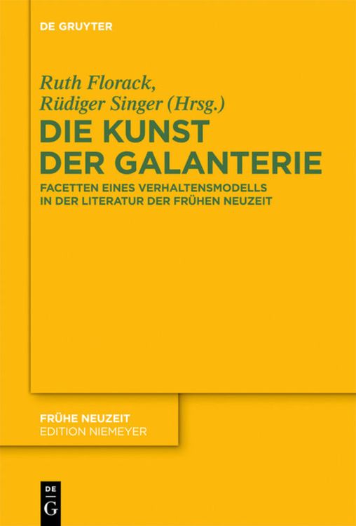 Produktbild: Die Kunst der Galanterie