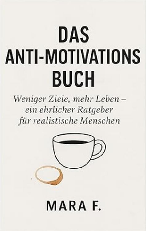 Produktbild: Das Anti-Motivationsbuch-Weniger Ziele, mehr Leben - ein ehrlicher Ratgeber f&uuml;r realistische Menschen