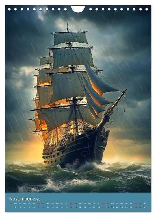 Produktbild: Weathering a Storm (Wall Calendar 2026 DIN A4 portrait), CALVENDO 12 Month Wall Calendar