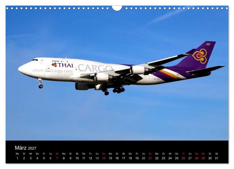 Produktbild: Internationale Frachtflugzeuge (Wandkalender 2027 DIN A3 quer), CALVENDO Monatskalender