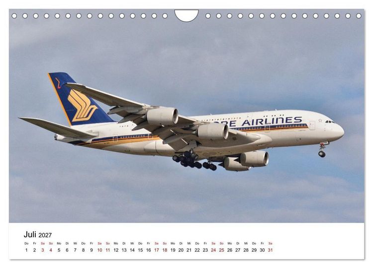 Produktbild: Flugzeuge aller Art (Wandkalender 2027 DIN A4 quer), CALVENDO Monatskalender