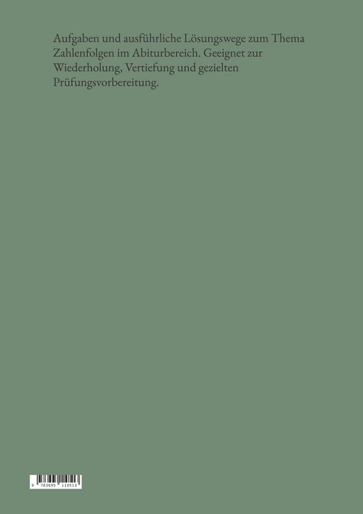 Produktbild: Mathematik f&uuml;r das Abitur