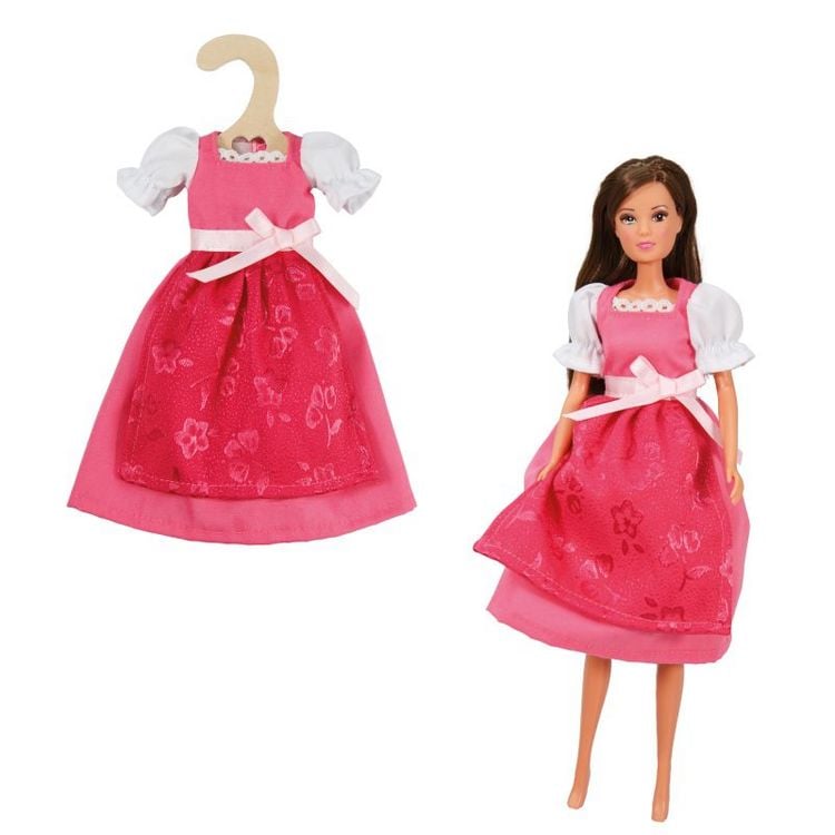 Produktbild: Time2Shine Trachtenkleid Dirndl "Pinky" f&uuml;r Modepuppen der Gr&ouml;&szlig;e 29 cm