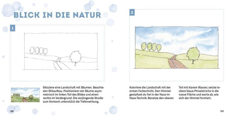 Produktbild: 111 Watercolor &ndash; Kreative Auszeit