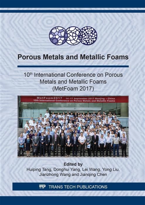 Produktbild: Porous Metals and Metallic Foams