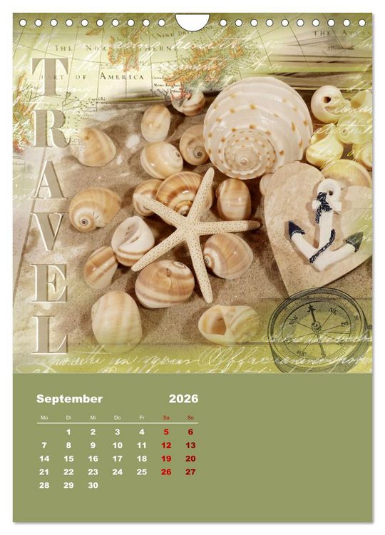 Produktbild: Geschenke vom Meer (Wandkalender 2026 DIN A4 hoch), CALVENDO Monatskalender