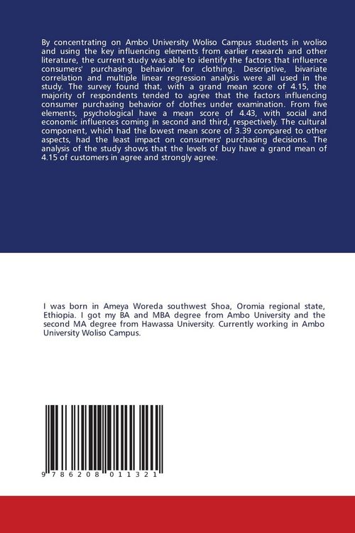 Produktbild: DETERMINANTS OF CONSUMER BUYING BEHAVIOUR
