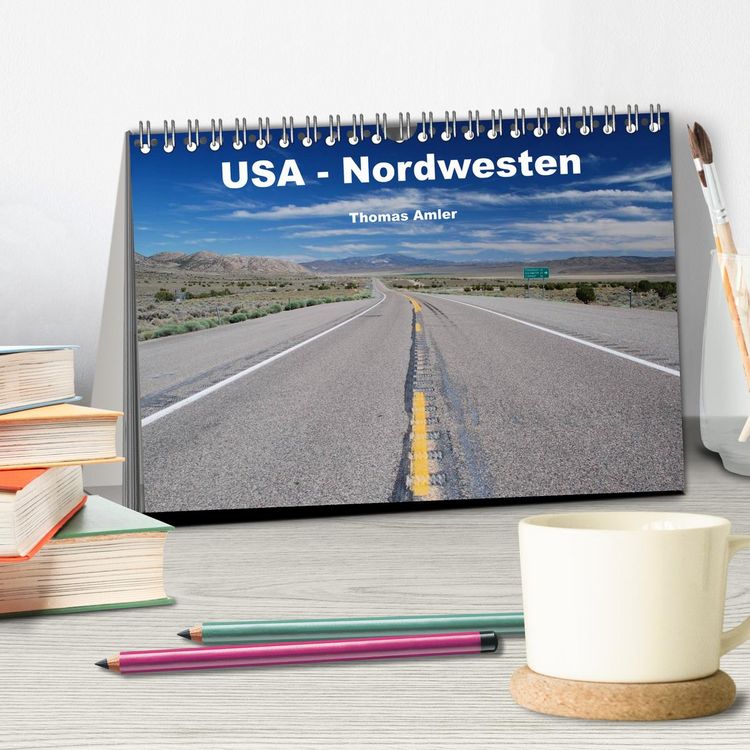 Produktbild: USA - Nordwesten (Tischkalender 2026 DIN A5 quer), CALVENDO Monatskalender