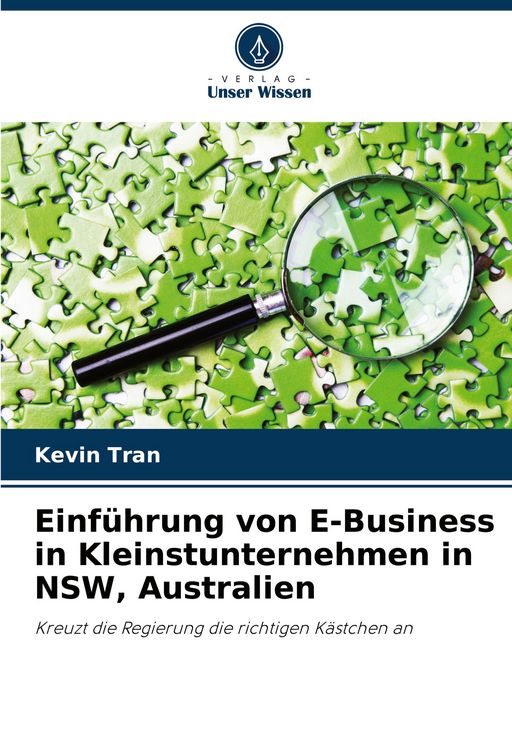 Produktbild: Einf&uuml;hrung von E-Business in Kleinstunternehmen in NSW, Australien