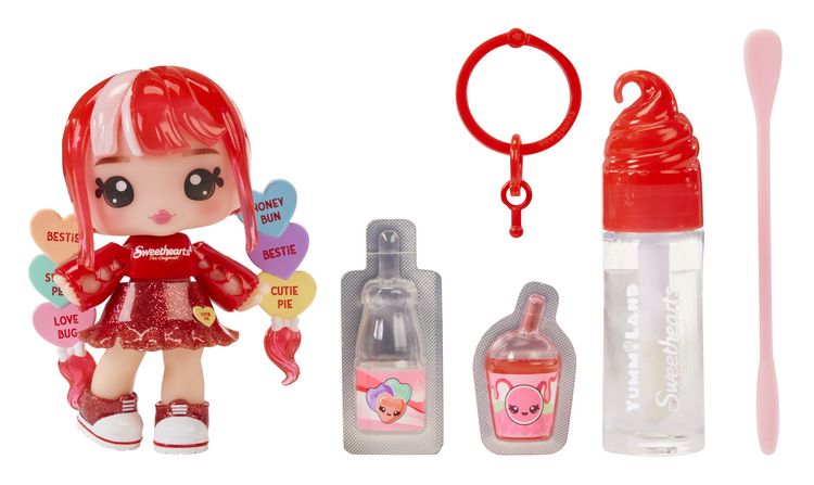 Produktbild: Yummiland x Sweethearts&reg; Lip Gloss Doll - Ruby Hearts