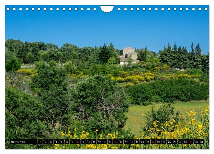 Produktbild: Un &eacute;t&eacute; en Provence dans le Luberon (Calendrier mural 2026 DIN A4 vertical), CALVENDO calendrier mensuel
