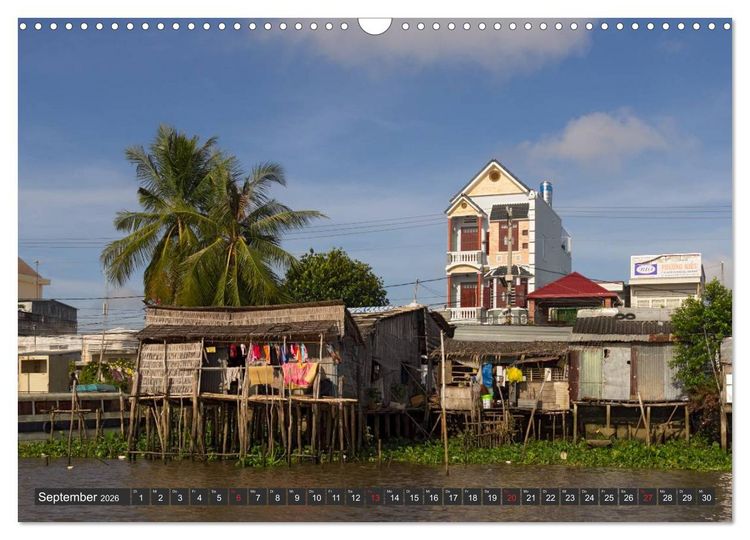 Produktbild: Vietnam - Zwischen Mekong und Halong Bucht (Wandkalender 2026 DIN A3 quer), CALVENDO Monatskalender