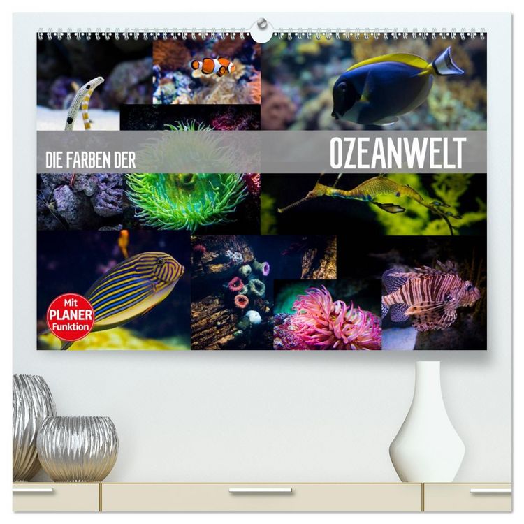 Produktbild: Die Farben der Ozeanwelt (hochwertiger Premium Wandkalender 2026 DIN A2 quer), Kunstdruck in Hochglanz