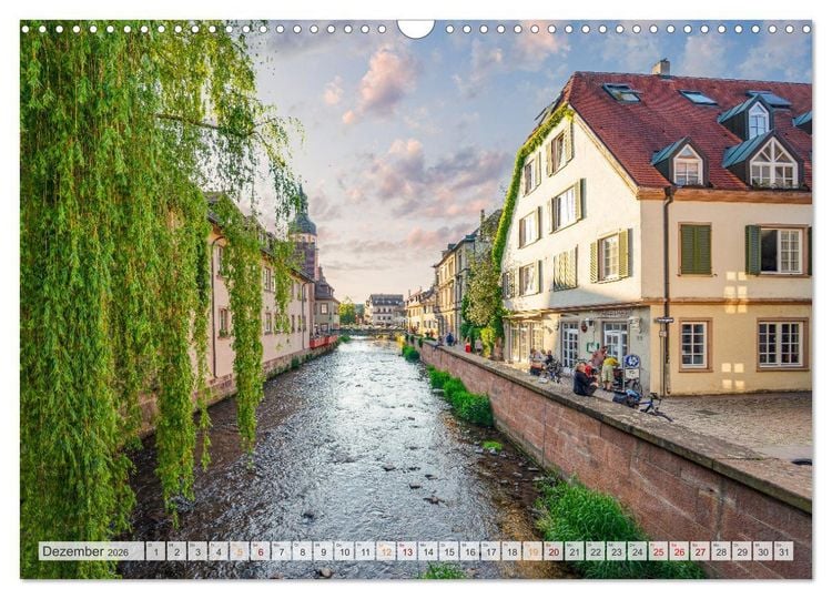 Produktbild: Ettlingen Impressionen (Wandkalender 2026 DIN A3 quer), CALVENDO Monatskalender