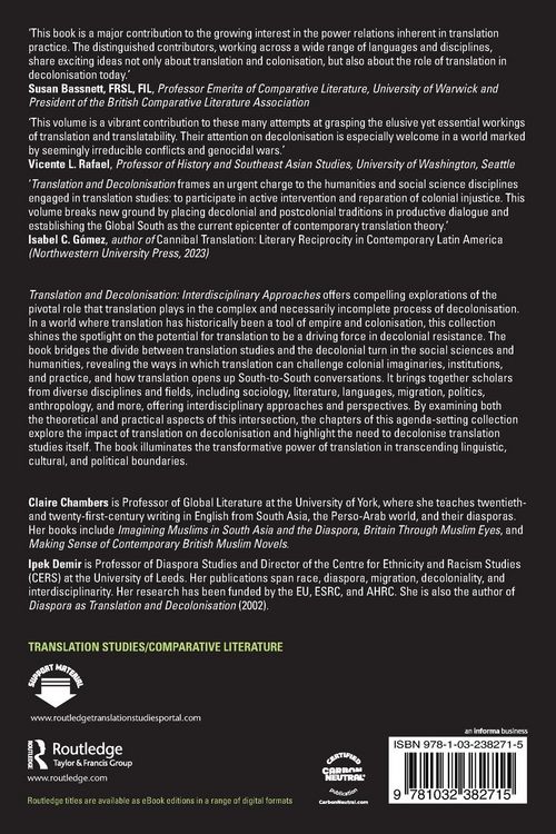 Produktbild: Translation and Decolonisation