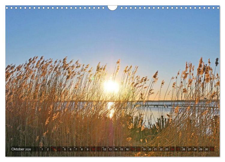Produktbild: D&uuml;mmer, Malerische See-Momente (Wandkalender 2026 DIN A3 quer), CALVENDO Monatskalender