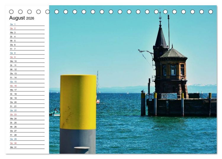 Produktbild: Konstanz - Ansichtssache (Tischkalender 2026 DIN A5 quer), CALVENDO Monatskalender