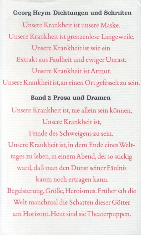 Produktbild: Prosa und Dramen