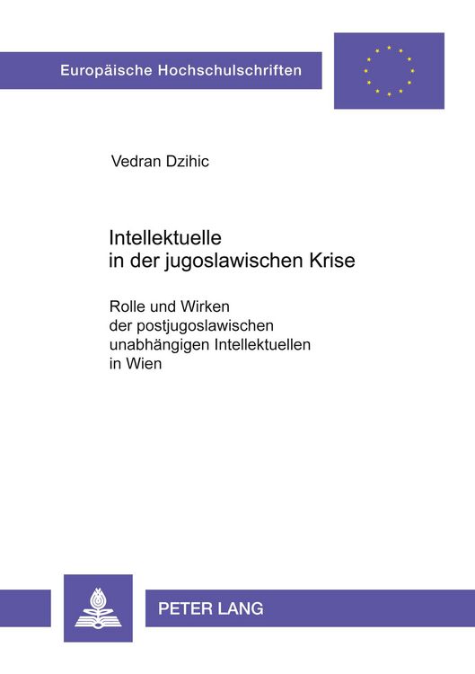 Produktbild: Intellektuelle in der jugoslawischen Krise