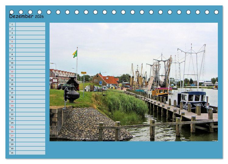 Produktbild: Faszinierendes Friesland (Tischkalender 2026 DIN A5 quer), CALVENDO Monatskalender