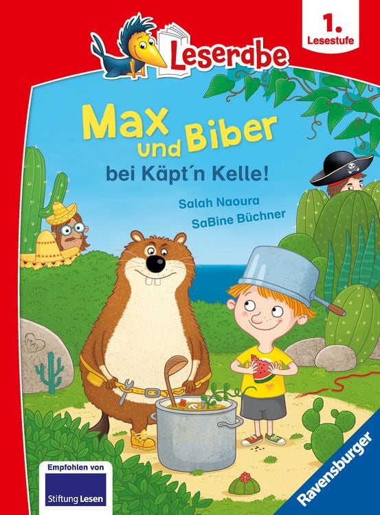 Produktbild: Leserabe 1. Lesestufe - Max und Biber bei K&auml;pt'n Kelle!