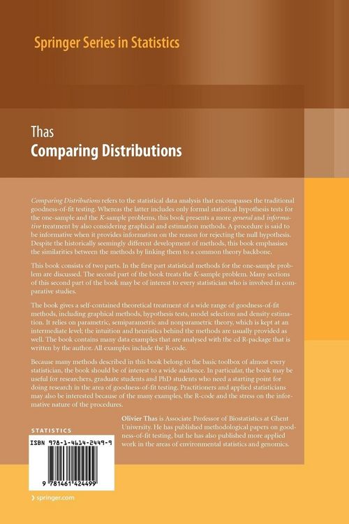 Produktbild: Comparing Distributions