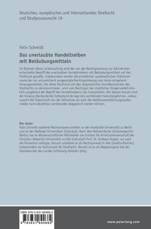 Produktbild: Das unerlaubte Handeltreiben mit Bet&auml;ubungsmitteln