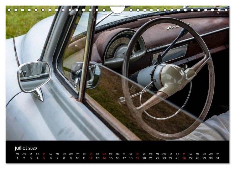 Produktbild: AUTO MOBILE (Calendrier mural 2026 DIN A4 vertical), CALVENDO calendrier mensuel