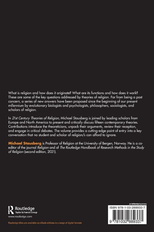 Produktbild: 21st Century Theories of Religion