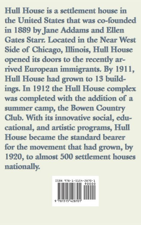 Produktbild: Twenty Years at Hull House