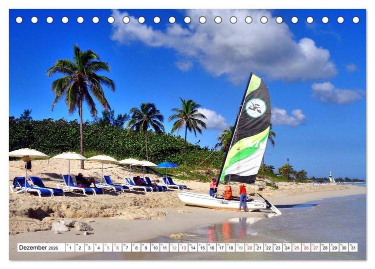 Produktbild: Lust auf Meer - Wasserfreuden in Kuba (Tischkalender 2026 DIN A5 quer), CALVENDO Monatskalender