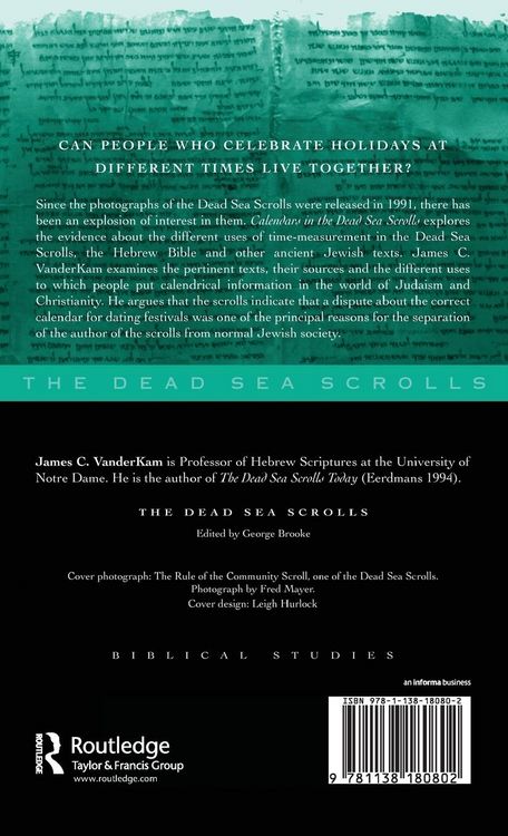 Produktbild: Calendars in the Dead Sea Scrolls