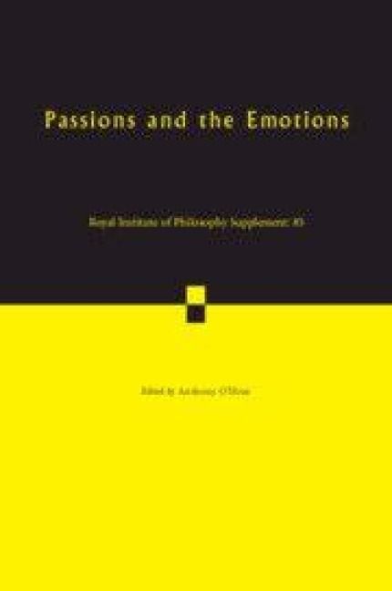 Produktbild: Passions and the Emotions: Volume 85