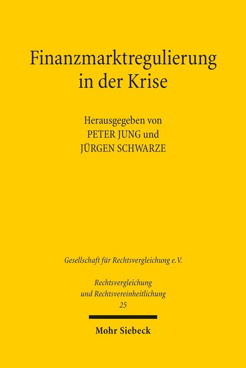Produktbild: Finanzmarktregulierung in der Krise