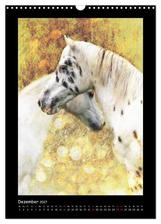 Produktbild: Art Horse 2027 (Wandkalender 2027 DIN A3 hoch), CALVENDO Monatskalender