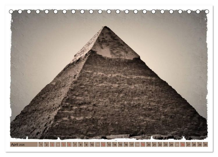Produktbild: &Auml;gypten &ndash; Sch&ouml;nheit der Antike (Tischkalender 2026 DIN A5 quer), CALVENDO Monatskalender