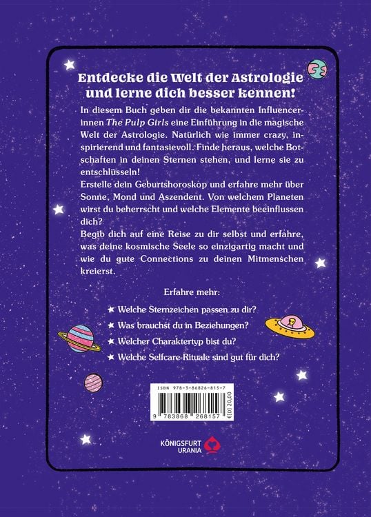 Produktbild: The Pulp Girls - Astrologie - Die Magie deiner kosmischen Seele